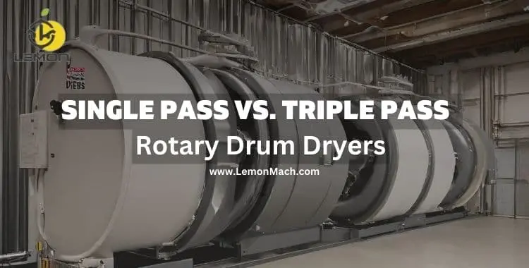 Triple Pass Rotary Drum Dryer